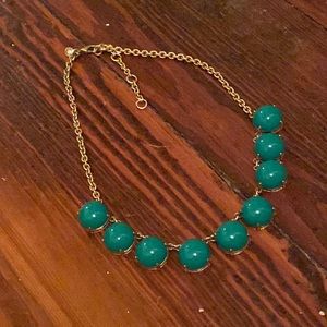 J. Crew green necklace